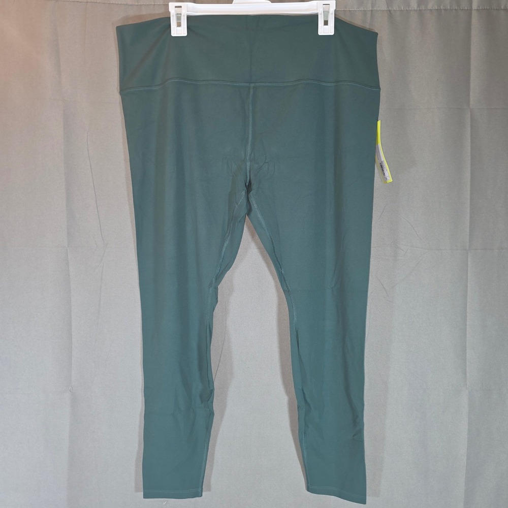 All in Motion Everyday Soft Leggings Dark Green Ultra High Rise 3X NWT 214037554